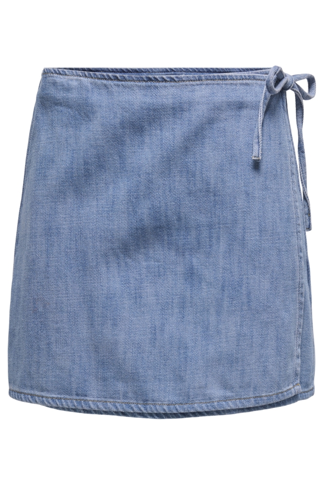 ONLNOELLE WRAP SKIRT DNM YOR 15327151 LIGHT BLUE DENIM
